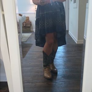 Justin Cowboy boot made in the USA